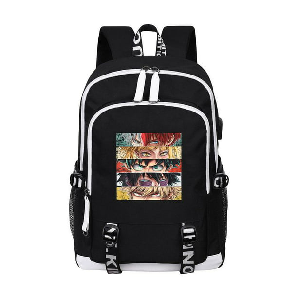 Ameliaa My Hero Academia Backpack Anime Boku No Hero Laptop&Nbsp; School Bag for Women Men 15.711.45.9 in 
